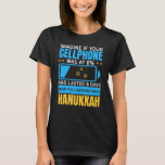 T-shirt Miracle d'Hanoukka Chanukah a expliqué 8 jours Bat<br><div class="desc">Miracle d'Hanoukka Chanukah a expliqué la vie de la batterie de 8 jours.</div>