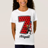 T-Shirt Miraculum Ladybug & Cat Noir 7e anniversaire (Devant)