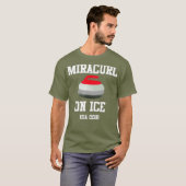 T-shirt Miracurl On Ice USA 2018 Curling (Devant entier)