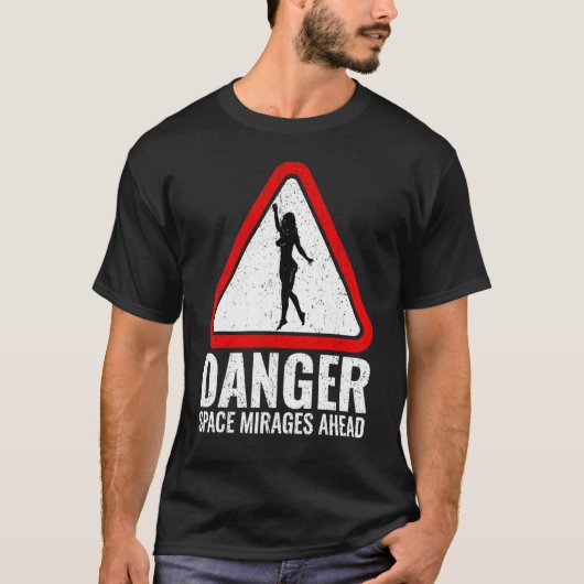 T-shirt Mirage de l'espace danger vintage devant (Devant)