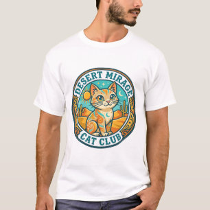 T-shirt Mirage du désert Chat Idée cadeau pour maman de ch