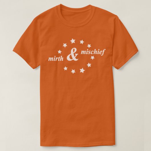 T-shirt mirage et méfait (Design devant)