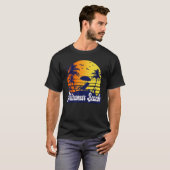 T-shirt Miramar Beach Floride Sunset Beach Retro (Devant entier)