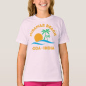 T-SHIRT MIRAMAR BEACH-GOA INDE (Devant)