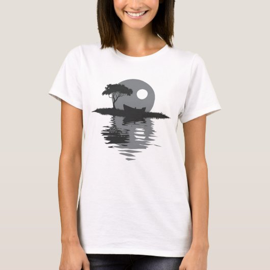 T-shirt Miroir bleu (Devant)