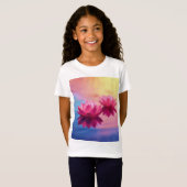 T-Shirt Miroir de fleurs (Devant entier)