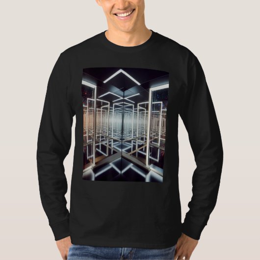 T-shirt Miroirs d'infinité Métissant miroir de profondeur (Devant)