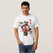 T-shirt Mirrored Graphic with Crest  (Devant entier)