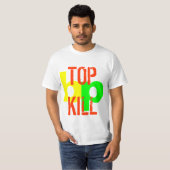 T-shirt MISE À MORT de DESSUS de point d'ébullition (Devant entier)