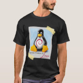 T-shirt Mise à niveau de Windows Debian Linux Tux (Devant)