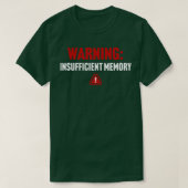 T-shirt Mise en garde (Design devant)