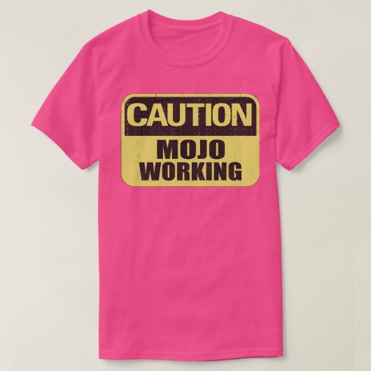T-shirt Mise en garde Mojo (Design devant)