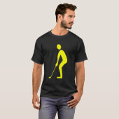 T-shirt Mise en jeu - Jaune (Devant entier)