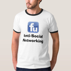 T-shirt Mise en réseau antisociale