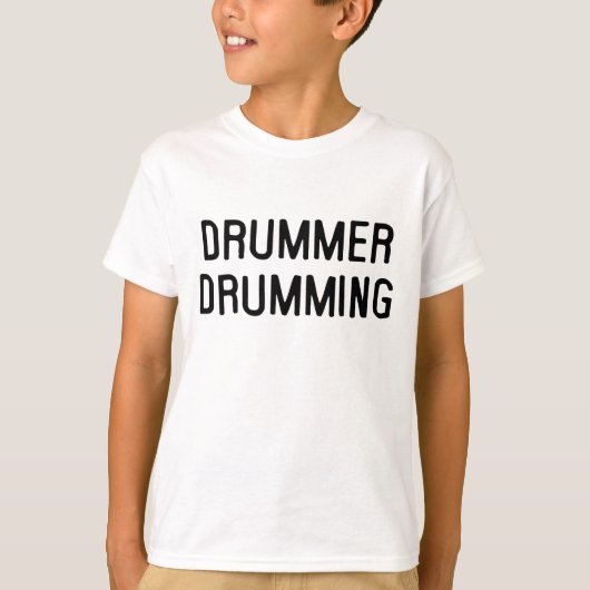 T-shirt Mise en tambour de batteur (Devant)