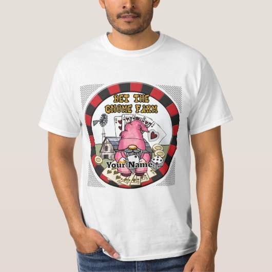 T-shirt Miser sur le gnome de la ferme (Devant)