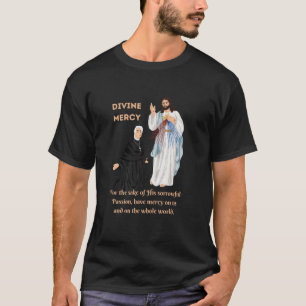 T-shirt Miséricorde divine Jésus et Saint Faustina