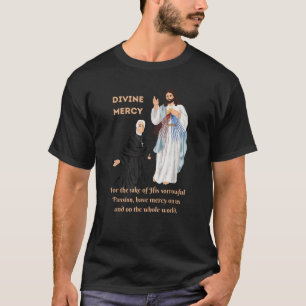 T-shirt Miséricorde divine Jésus et Saint Faustina