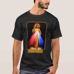 T-shirt Miséricorde Divine Jésus J'Ai Confiance En Toi Cat