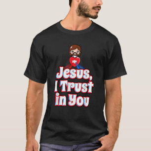 T-shirt Miséricorde divine pour les enfants Jésus Je fais