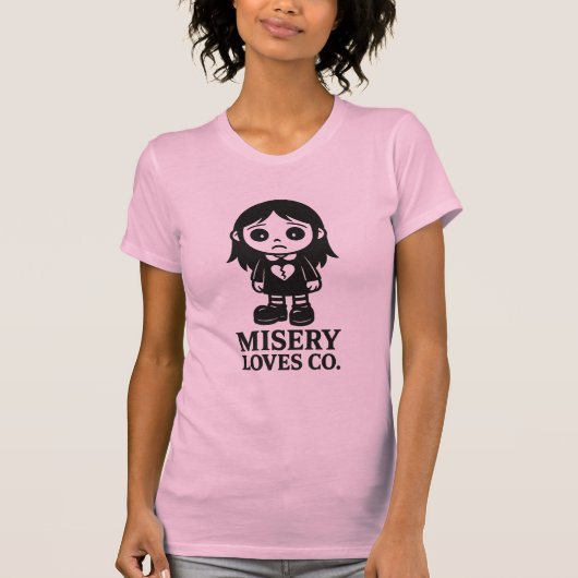 T-shirt Misery Grrl (Devant)