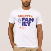 T-shirt Misfits Make Family Light (Devant)