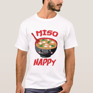 T-shirt Miso Happy Funny Food Kawaii