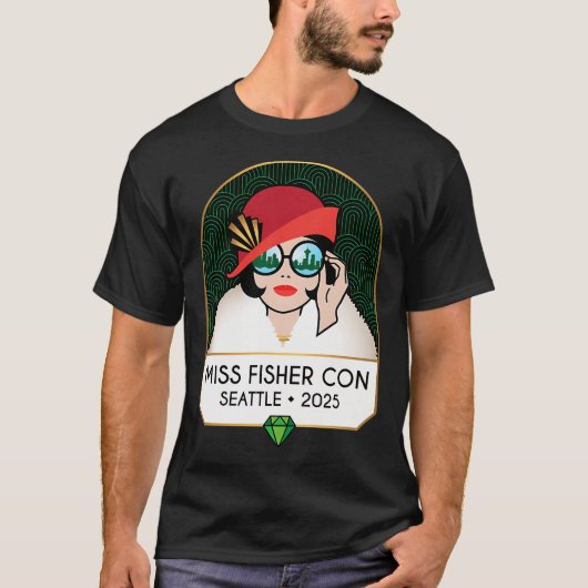 T-shirt Miss Fisher Con 2025 (Devant)
