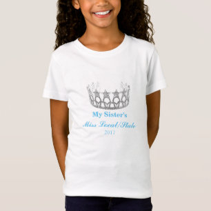 T-Shirt Miss USA style Girls Top-My Sisters' Miss...