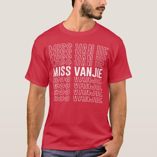 T-shirt Miss Vanjie (Devant)