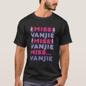 T-shirt Miss Vanjie Drag Race Drag Queen (Devant)