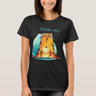 T-shirt Miss You Cat