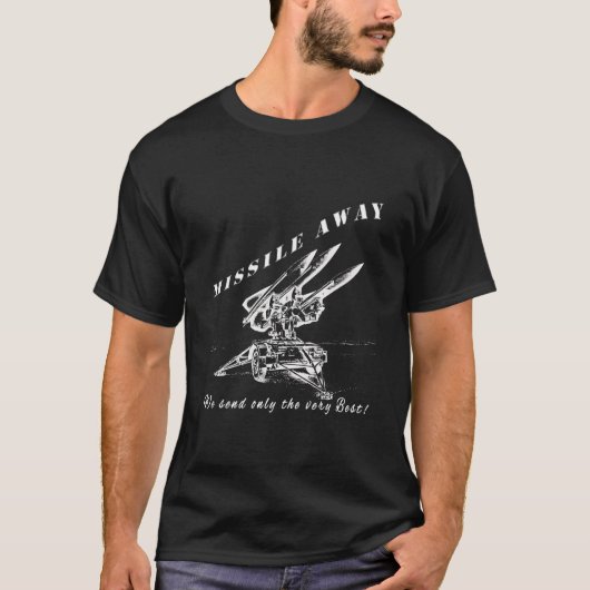 T-shirt Missile Away Flight Brigade Système de fusée Hawk (Devant)