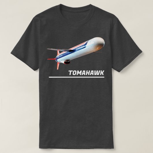 T-shirt Missile d'attaque terrestre Tomahawk BGM109 (Design devant)