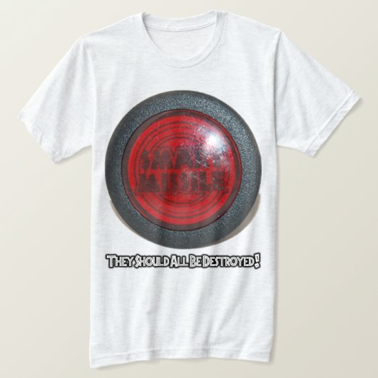 T-shirt Missile intelligent - ils devraient tout être (Design devant)