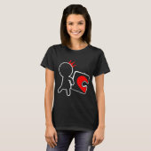 T-shirt Missing Ece Heart Puzzle Couple Matching Valentine (Devant entier)