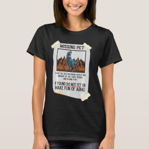 T-shirt Missing Pet Dinosaur T Rex Lover Funny Halloween
