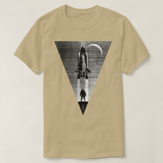 T-shirt Mission À L'Espace Spacship De L'Astronaute De La (Design devant)