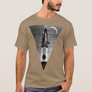 T-shirt Mission À L'Espace Spacship De L'Astronaute De La 