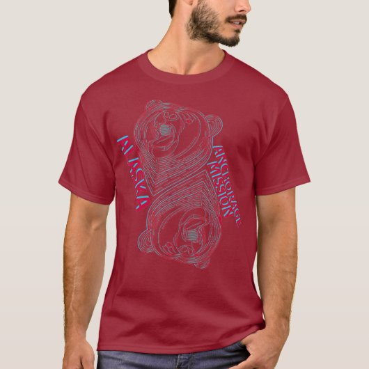 T-shirt Mission Alaska Anchorage (Devant)