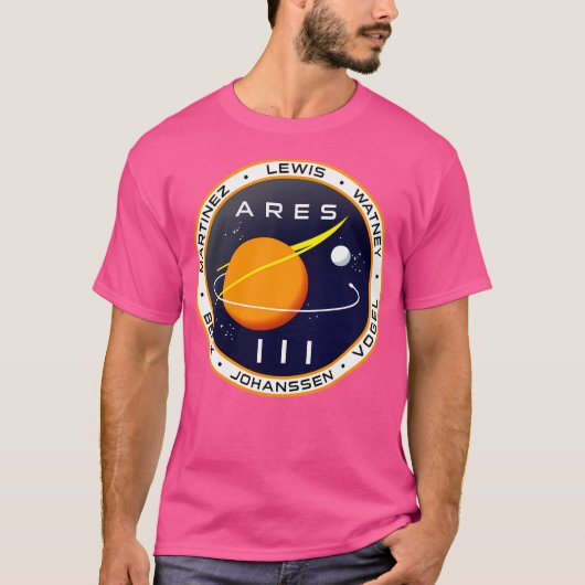 T-shirt Mission Ares 3 Sur Mars - Le Martien (Devant)