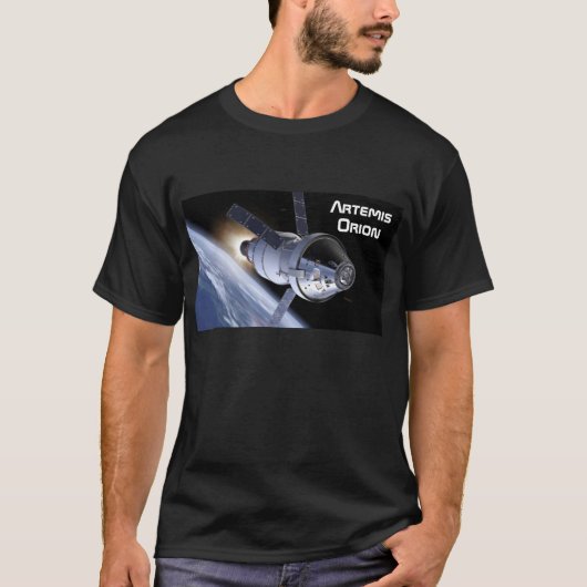 T-shirt Mission Artemis Orion SLS Moon (Devant)