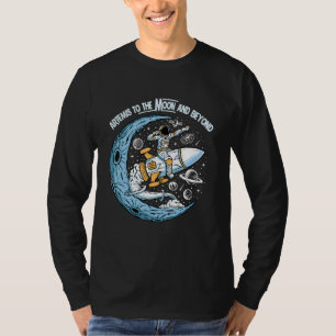 T-shirt Mission de lancement de la fusée Artemis 1 SLS ver