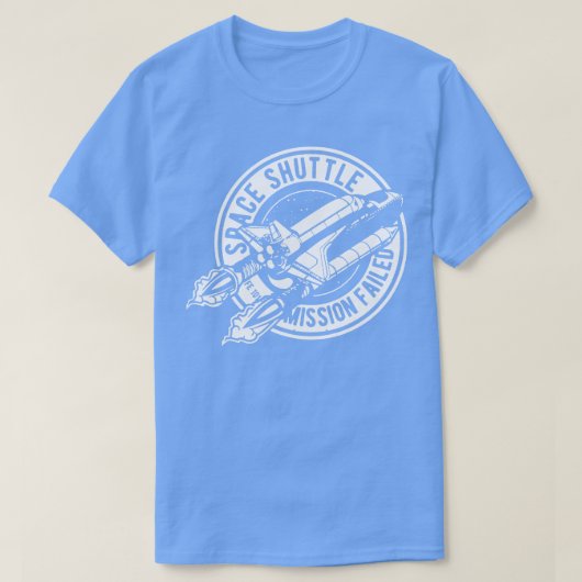 T-shirt Mission de navette spatiale (Design devant)
