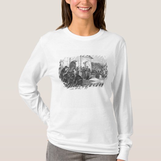 T-shirt Mission espagnole d'Alamo (Devant)
