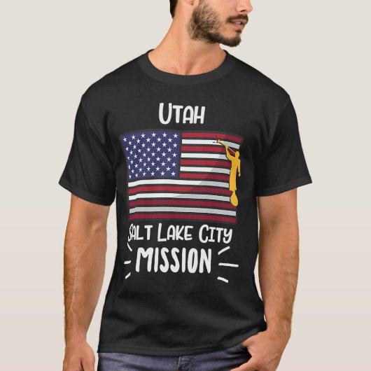 T-shirt Mission Missionnaire du LDS Mormon de l'Utah Salt (Devant)