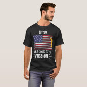 T-shirt Mission Missionnaire du LDS Mormon de l'Utah Salt (Devant entier)