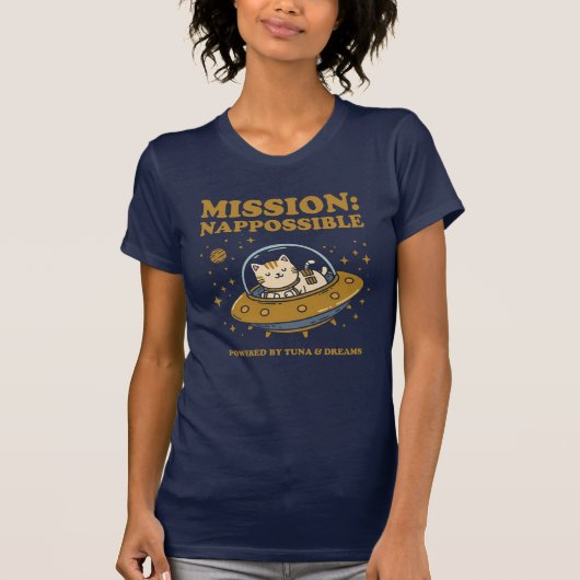 T-shirt Mission : Nappossible - Catalogue spatial en cours (Devant)