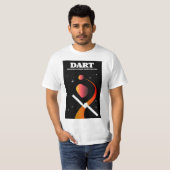 T-shirt Mission spatiale DART art spatial. (Devant entier)