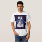 T-shirt Mission spatiale – Explorer l'Univers (Devant entier)
